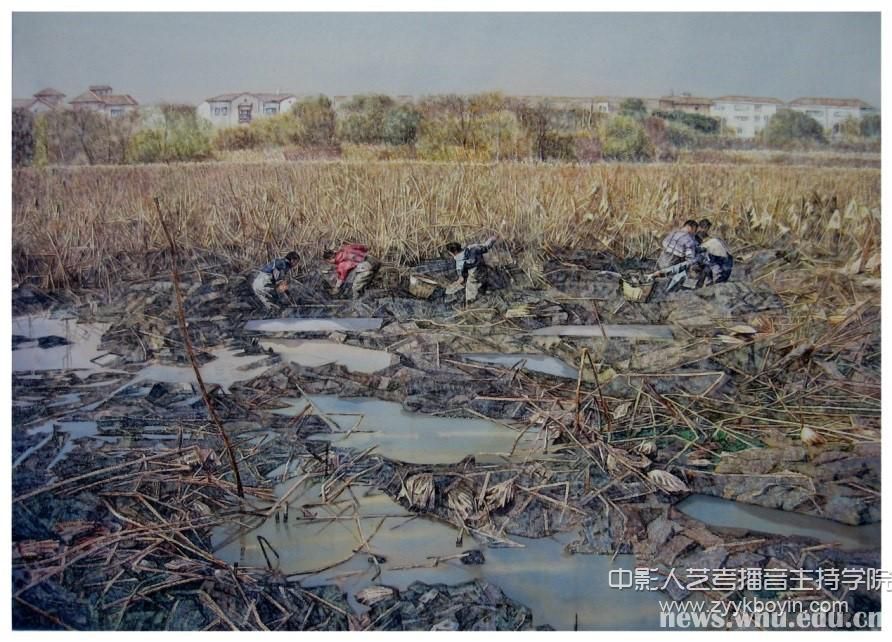武漢大學(xué)教師袁誠作品《十里荷塘到我家》